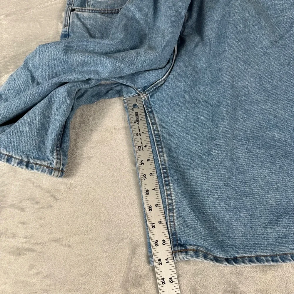 Empyre Denim Shorts Men 44 Blue Baggy Skater Y2K Streetwear Wide Leg Jorts